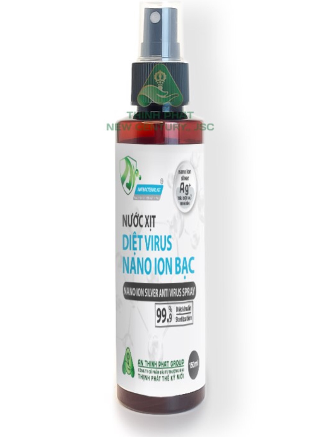 Nước xịt diệt virus NANO ION BẠC (150ml/1chai)