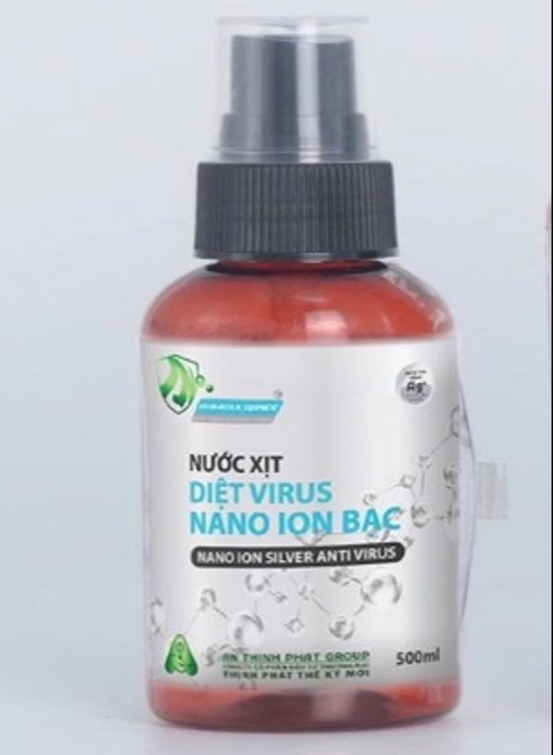 Nước xịt diệt virus NANO ION BẠC (60ml/1chai)